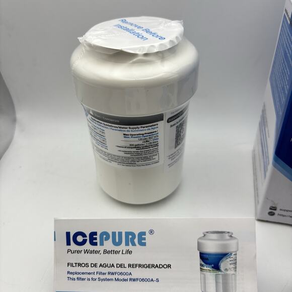 ICEPURE RWF0600A Refrigerator Water Filter NEW Fits GE Kenmore Hotpoint Models - Picture 11 of 12